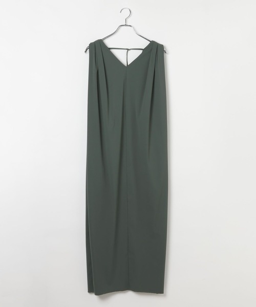 HEREIAM(ヘレイアム)の「【HEREIAM】ハイストレッチタックワンピース(ワンピース・レディース・ブラック/モスグリーン・MEDIUM/SMALL)」の14枚目の写真