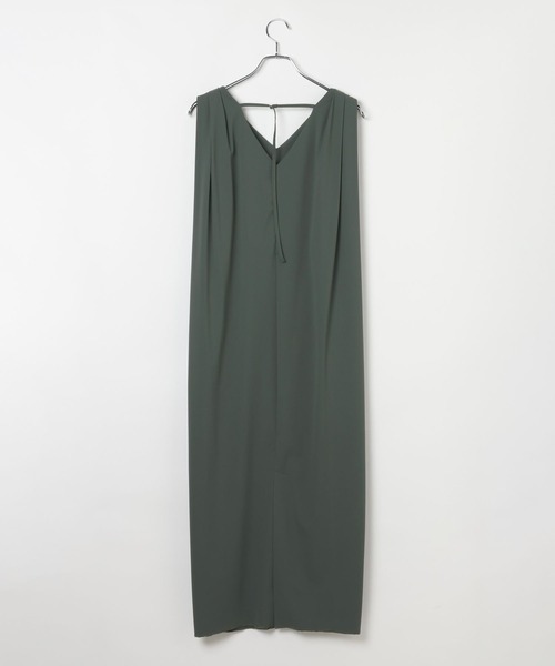 HEREIAM(ヘレイアム)の「【HEREIAM】ハイストレッチタックワンピース(ワンピース・レディース・ブラック/モスグリーン・MEDIUM/SMALL)」の7枚目の写真