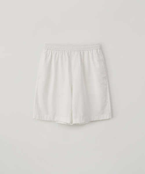 BLANKROOM(ブランクルーム)の「ウォッシュドバンディングショーツ_WHITE(その他パンツ・メンズ・その他・1/2/3)」の1枚目の写真