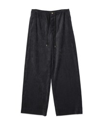 Wide Wale Corduroy Drawstring Wide Pants