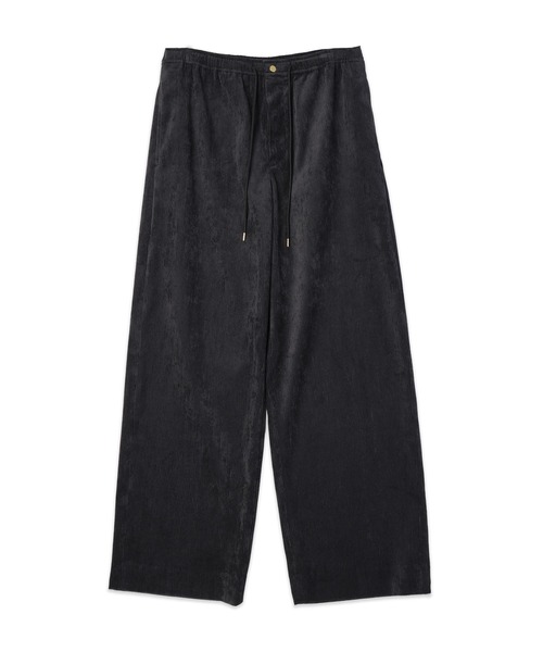 CULLNI(クルニ)の「Wide Wale Corduroy Drawstring Wide Pants(スラックス・メンズ・ブラウン/ブラック/ブルー・1/2)」の2枚目の写真
