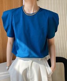 肩タックTシャツ