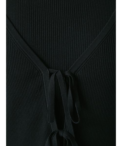 FRAY I.D(フレイアイディー)の「2wayカーデセットカップインニットワンピース(ワンピース・レディース・ブラウン/ブラック・1/0)」の15枚目の写真