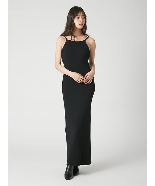 FRAY I.D(フレイアイディー)の「2wayカーデセットカップインニットワンピース(ワンピース・レディース・ブラウン/ブラック・1/0)」の20枚目の写真