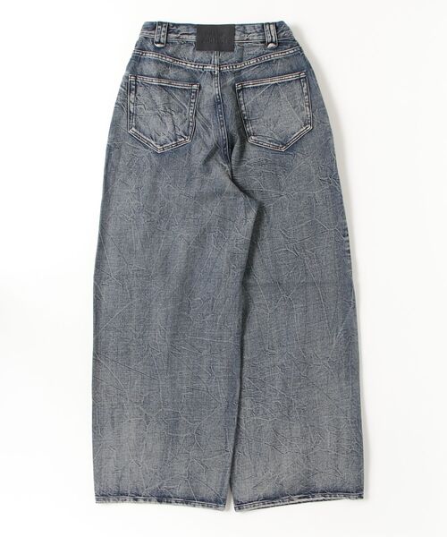 PRANK PROJECT（プランクプロジェクト）の「【2026Autumn Pre-Order】clinkleデニムワイドパンツ / Crinkle Denim Wide Pants（デニムパンツ・レディース・ブルー・36/38）」の22枚目の写真