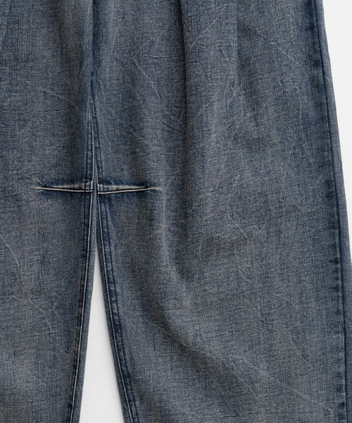 PRANK PROJECT（プランクプロジェクト）の「【2026Autumn Pre-Order】clinkleデニムワイドパンツ / Crinkle Denim Wide Pants（デニムパンツ・レディース・ブルー・36/38）」の21枚目の写真