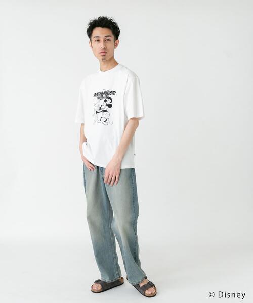 Disney(ディズニー)の「別注/Disney/プリントTシャツ(Tシャツ/カットソー・メンズ・チャコールグレー/ホワイト・LARGE/MEDIUM)」の7枚目の写真