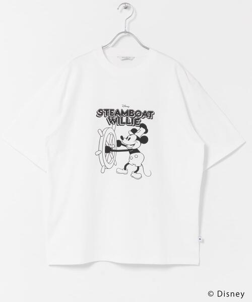 Disney(ディズニー)の「別注/Disney/プリントTシャツ(Tシャツ/カットソー・メンズ・チャコールグレー/ホワイト・LARGE/MEDIUM)」の12枚目の写真