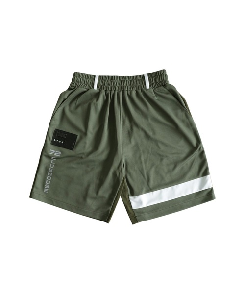 antiqua(アンティカ)の「【STCH】異素材 メッシュ ロゴ ショートパンツ(その他パンツ・レディース・グリーン系その他/グレー系その他・LXL/ML)」の9枚目の写真