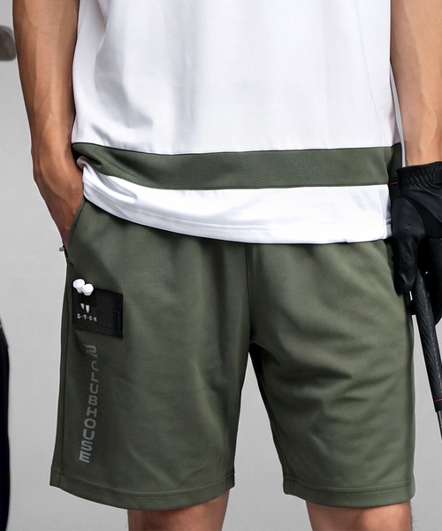 antiqua(アンティカ)の「【STCH】異素材 メッシュ ロゴ ショートパンツ(その他パンツ・レディース・グリーン系その他/グレー系その他・LXL/ML)」の6枚目の写真