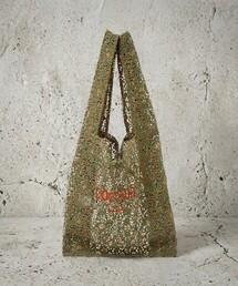 【LY】Souk Bag モロッコ職業刺繍レーストートバッグ|シアー マチ付きショッパー サブバッグ