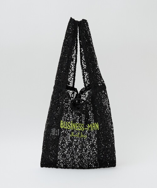 LY(エルワイ)の「【LY】Souk Bag モロッコ職業刺繍レーストートバッグ|シアー マチ付きショッパー サブバッグ(トートバッグ・レディース・カーキ/ホワイト/ブラック・フリー)」の6枚目の写真