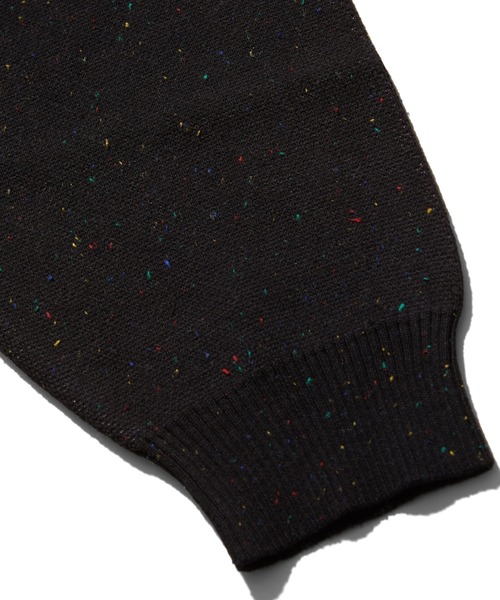 X-girl(エックスガール)の「SKETCH JACQUARD KNIT TOP(ニット/セーター・レディース・ブラック/オフホワイト・ONE SIZE)」の11枚目の写真