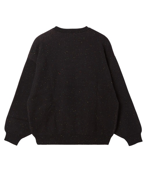 X-girl(エックスガール)の「SKETCH JACQUARD KNIT TOP(ニット/セーター・レディース・ブラック/オフホワイト・ONE SIZE)」の8枚目の写真