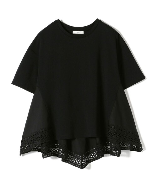 SHIPS(シップス)の「〈手洗い可能〉DEPEND ポンチ トリム レース ドッキング プルオーバー(Tシャツ/カットソー・レディース・オフホワイト/ブラック/ブラウン・ONE SIZE)」の14枚目の写真