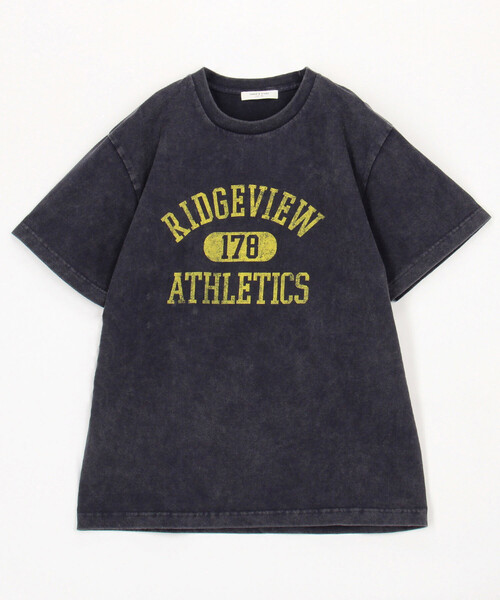 FREAK'S STORE(フリークスストア)の「vintage No.logo TEE/ヴィンテージ ナンバーロゴTシャツ(Tシャツ/カットソー・レディース・ネイビー/ブルーグリーン/ブラック・フリ-)」の22枚目の写真