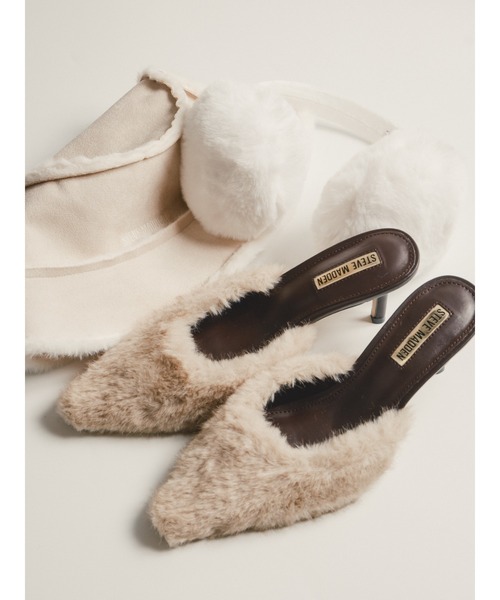 STEVE MADDEN(スティーブマデン)の「ポインテッドトゥファーミュール/S.MADDEN ALEXI-F-XA(パンプス・レディース・タン・24.5cm/24.0cm/23.5-24/23.5cm/23.0cm/22.5cm)」の2枚目の写真