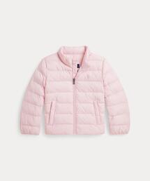 【新品】ラルフローレン ダウン ジャンプスーツ 24M 90㎝　アウター　ピンク POLO RALPH LAUREN｜ポロ ラルフ ローレン（キッズ）のジャケット
