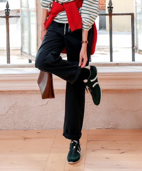 PIGMENT（ピグメント）の「ウォッシングコットンバンディングパンツ (PBDS-WPTW011)（その他パンツ・レディース・ネイビー/クリーム/アイボリー・FREE）」の6枚目の写真
