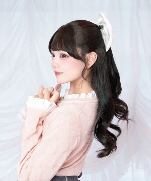 LAFARY(ラファリー)の「モノグラムニットトップス(Tシャツ/カットソー・レディース・ホワイト/グレー/ピンク・FREE)」の16枚目の写真