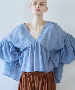 Gather Tulle Top（その他トップス）｜sahara（サハラ）のファッション