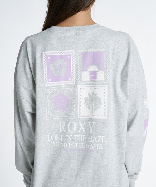 ROXY(ロキシー)の「ROXY HAZE & WAVES 袖プリント機能性Tシャツ 長袖 ロンT /抗菌防臭 【2026年秋冬モデル】(Tシャツ/カットソー・レディース・ブラック系その他/グレー/ナチュラル/ネイビー・SMALL/MEDIUM/LARGE)」の11枚目の写真