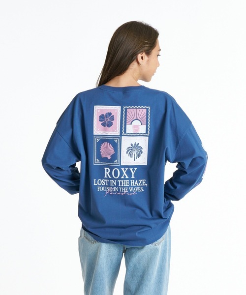 ROXY(ロキシー)の「ROXY HAZE & WAVES 袖プリント機能性Tシャツ 長袖 ロンT /抗菌防臭 【2026年秋冬モデル】(Tシャツ/カットソー・レディース・ブラック系その他/グレー/ナチュラル/ネイビー・SMALL/MEDIUM/LARGE)」の21枚目の写真