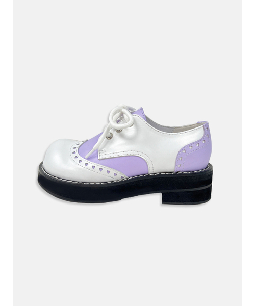 hippu（ヒプ）の「Heart Derby Shoes  Women [Purple]（その他シューズ・レディース・その他・25.5cm/24.5cm/25cm/24cm/23.5cm/22.5cm/23cm/22cm）」の2枚目の写真
