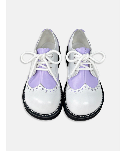 hippu（ヒプ）の「Heart Derby Shoes  Women [Purple]（その他シューズ・レディース・その他・25.5cm/24.5cm/25cm/24cm/23.5cm/22.5cm/23cm/22cm）」の3枚目の写真