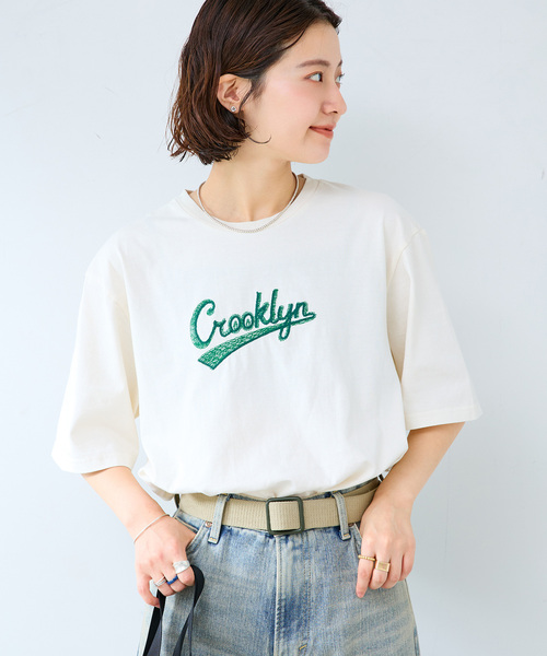 B.C STOCK(ベーセーストック)の「ウェーブエンブロイダリーTシャツ(Tシャツ/カットソー・メンズ・ブラック/ネイビー/アイボリー・LARGE/MEDIUM)」の22枚目の写真