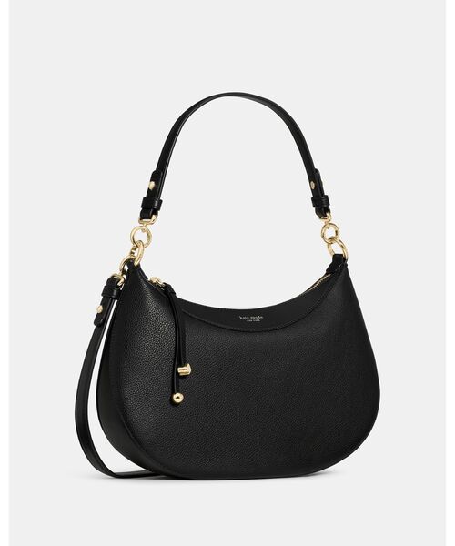 kate spade new york（ケイトスペード ニューヨーク）の「リブ ショルダー バッグ（ショルダーバッグ・レディース・ブラック・ONESIZE）」の4枚目の写真