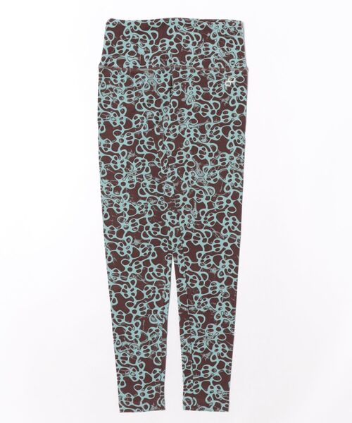 OLD BETTY'S（オールドベティーズ）の「BEPATCH ﾖｶﾞﾊﾟﾝﾂ (ﾊｲｳｴｽﾄ柄)（レギンス/スパッツ・レディース・黄緑系/グリーン/ブルー/ターコイズブルー/ベージュ/ローズ系1・FREE）」の14枚目の写真