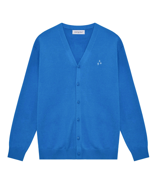 NEB essential cardigan (ocean blue)