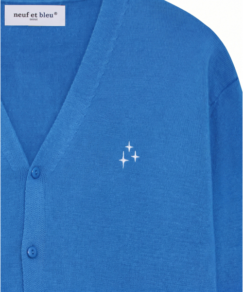 NEUFETBLEU(ヌフエブル)の「NEB essential cardigan (ocean blue)(カーディガン/ボレロ・メンズ・その他・FREE)」の3枚目の写真