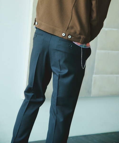 JOURNAL STANDARD(ジャーナルスタンダード)の「ナロー ヘム カット スラックス(スラックス・メンズ・ブラック/グレー/ブラック系その他・MEDIUM/LARGE)」の14枚目の写真