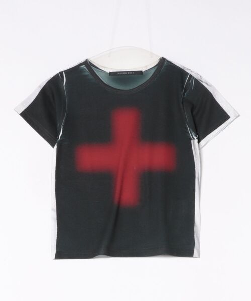 L.H.P(エルエイチピー)の「DOGMA EHKS/ドグマエークス/CROSS CROP SHORT SLEEVE(Tシャツ/カットソー・レディース・ブラック/グレー・F)」の21枚目の写真