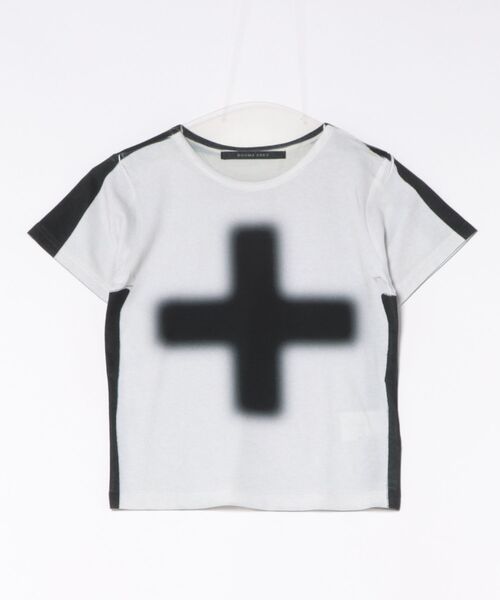 L.H.P(エルエイチピー)の「DOGMA EHKS/ドグマエークス/CROSS CROP SHORT SLEEVE(Tシャツ/カットソー・レディース・ブラック/グレー・F)」の22枚目の写真