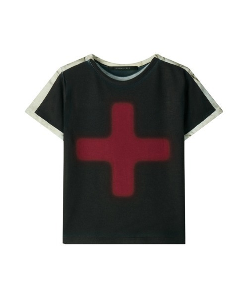L.H.P(エルエイチピー)の「DOGMA EHKS/ドグマエークス/CROSS CROP SHORT SLEEVE(Tシャツ/カットソー・レディース・ブラック/グレー・F)」の11枚目の写真