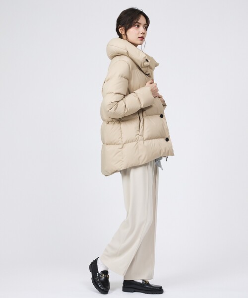 Pyrenex（ピレネックス）の「【PYRENEX/ピレネックス】ELAURA2/エローラ2/HWAA025/ダウンジャケット（ダウンジャケット/コート・レディース・ブラック/スミクロ/アイボリー/ベージュ・40/38/42/36）」の21枚目の写真