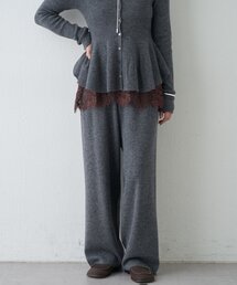 Whim Gazette | ニットカーブパンツ/セットアップ可(その他パンツ)