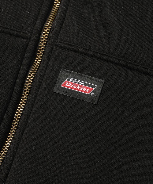 Dickies(ディッキーズ)の「【GENUINE DICKIES/ジェニュインディッキーズ】フードファー裏起毛ワンポイントロゴ刺繍フルZIPパーカー(パーカー・メンズ・ブラック/カモフラージュ/オートミール・M/L/XL)」の11枚目の写真