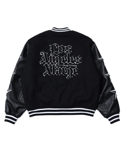XLARGE(エクストララージ)の「VARSITY JACKET(ブルゾン・メンズ・アッシュ/ブラウン/ネイビー/ブラック・L/XL/M/S)」の9枚目の写真