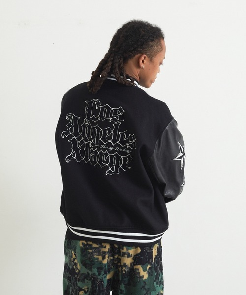 XLARGE(エクストララージ)の「VARSITY JACKET(ブルゾン・メンズ・アッシュ/ブラウン/ネイビー/ブラック・L/XL/M/S)」の20枚目の写真