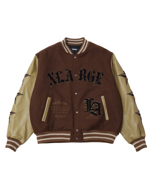 XLARGE(エクストララージ)の「VARSITY JACKET(ブルゾン・メンズ・アッシュ/ブラウン/ネイビー/ブラック・L/XL/M/S)」の6枚目の写真