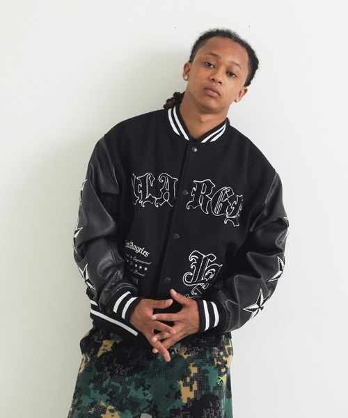 XLARGE(エクストララージ)の「VARSITY JACKET(ブルゾン・メンズ・アッシュ/ブラウン/ネイビー/ブラック・L/XL/M/S)」の19枚目の写真
