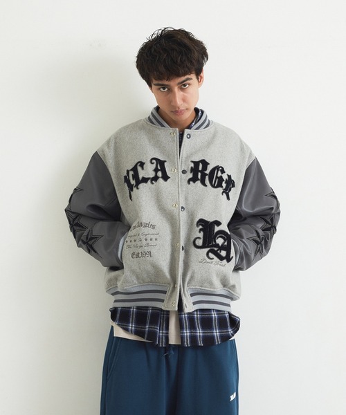 XLARGE(エクストララージ)の「VARSITY JACKET(ブルゾン・メンズ・アッシュ/ブラウン/ネイビー/ブラック・L/XL/M/S)」の22枚目の写真