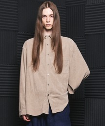 《UNISEX》11Waleコーデュロイプライムオーバーレギュラーカラーシャツ/11Wale Corduroy Prime-Over Regular Collar Shirt【MAISON SPECIAL/メゾンスペシャル】