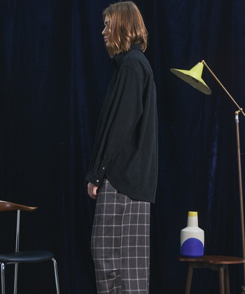 MAISON SPECIAL（メゾンスペシャル）の「《UNISEX》11Waleコーデュロイプライムオーバーレギュラーカラーシャツ/11Wale Corduroy Prime-Over Regular Collar Shirt【MAISON SPECIAL/メゾンスペシャル】（シャツ/ブラウス・メンズ・ブラック/ピンク/ブラウン/グレイッシュベージュ・0/1/2）」の20枚目の写真