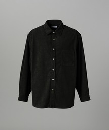 MAISON SPECIALのブラックコーデュロイシャツ 男女兼用Lサイズ MAISON SPECIAL｜メゾン スペシャル（メンズ）のシャツ/ブラウス通販
