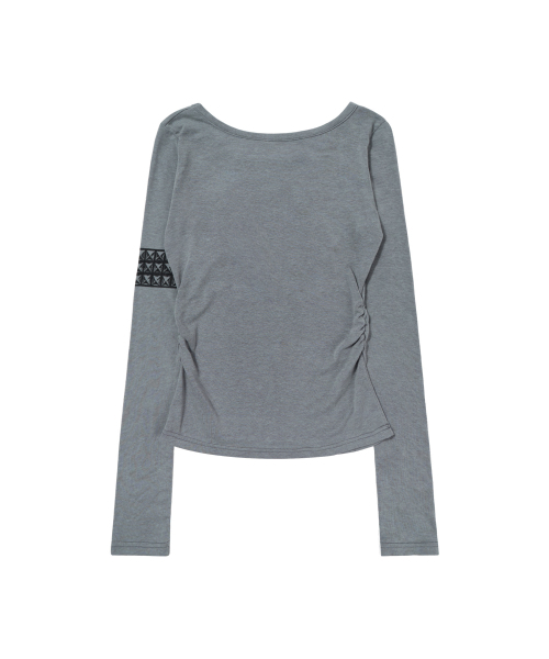 FANCY CLUB（ファンシークラブ）の「ドライシティロングスリーブ (HEATHER BLUE) F26ZB529（Tシャツ/カットソー・レディース・その他・FREE）」の8枚目の写真